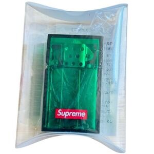 Supreme Tsubota Pearl Hard Edge Lighter Clear Green FW19 Brand New Authentic